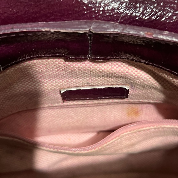 Dooney & Bourke Glossy Burgundy Shoulder Bag - Picture 10 of 15